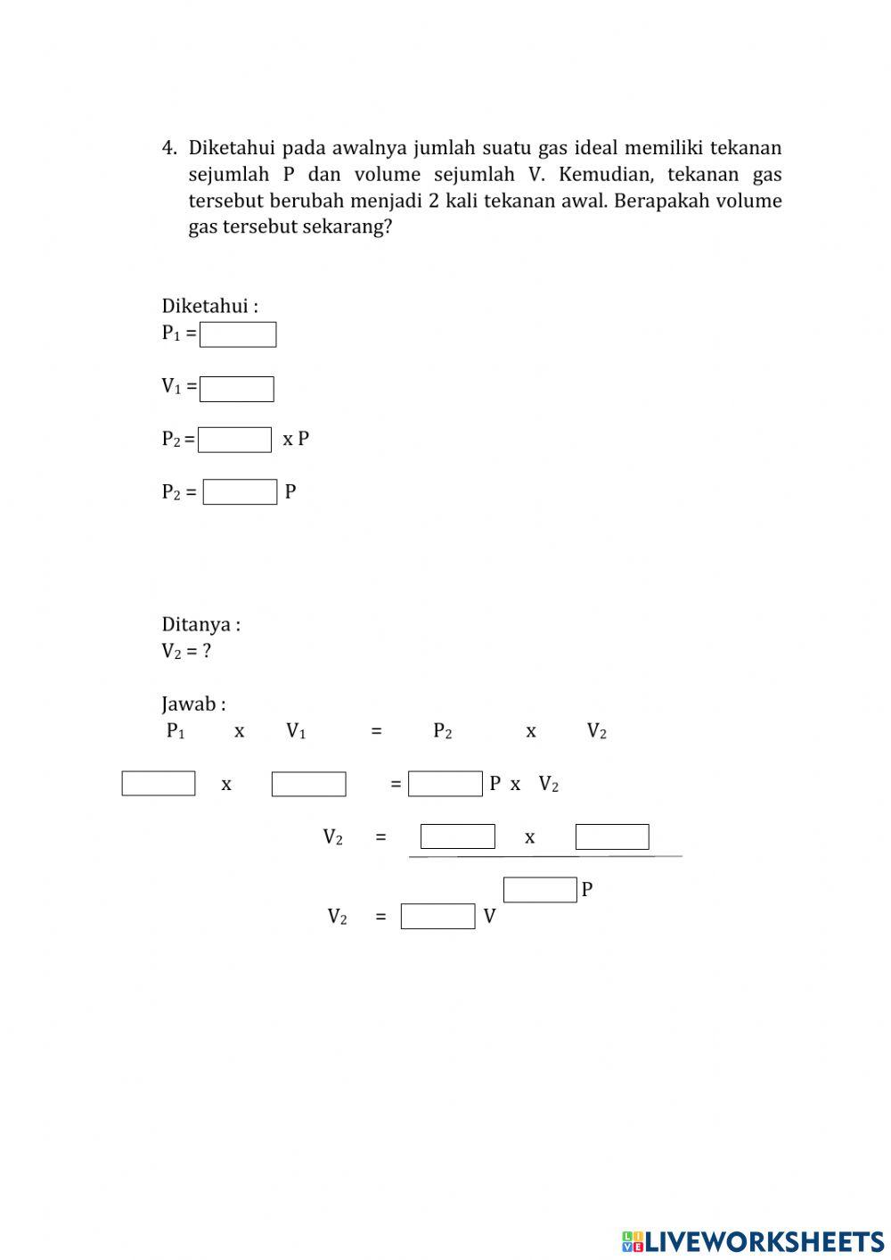 Hukum Boyle Kelas VIII