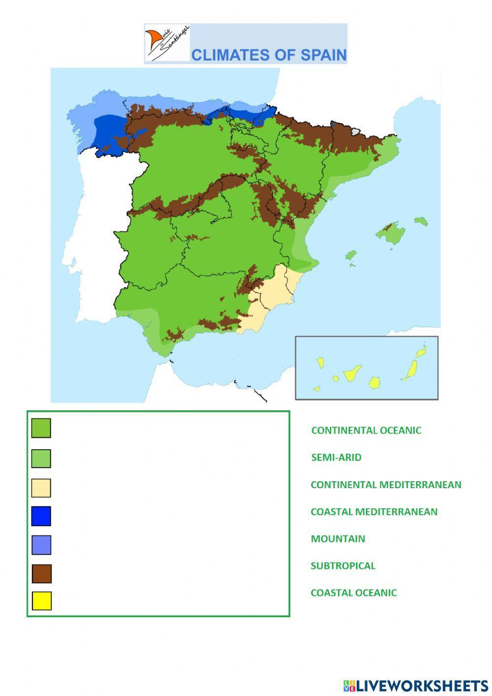 Climates of spain