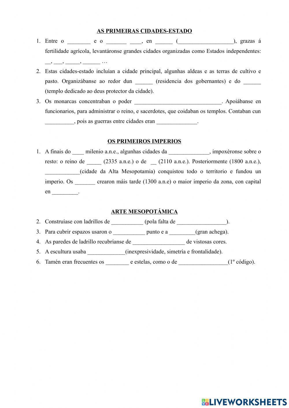 Mesopotamia a terra entre dous ríos