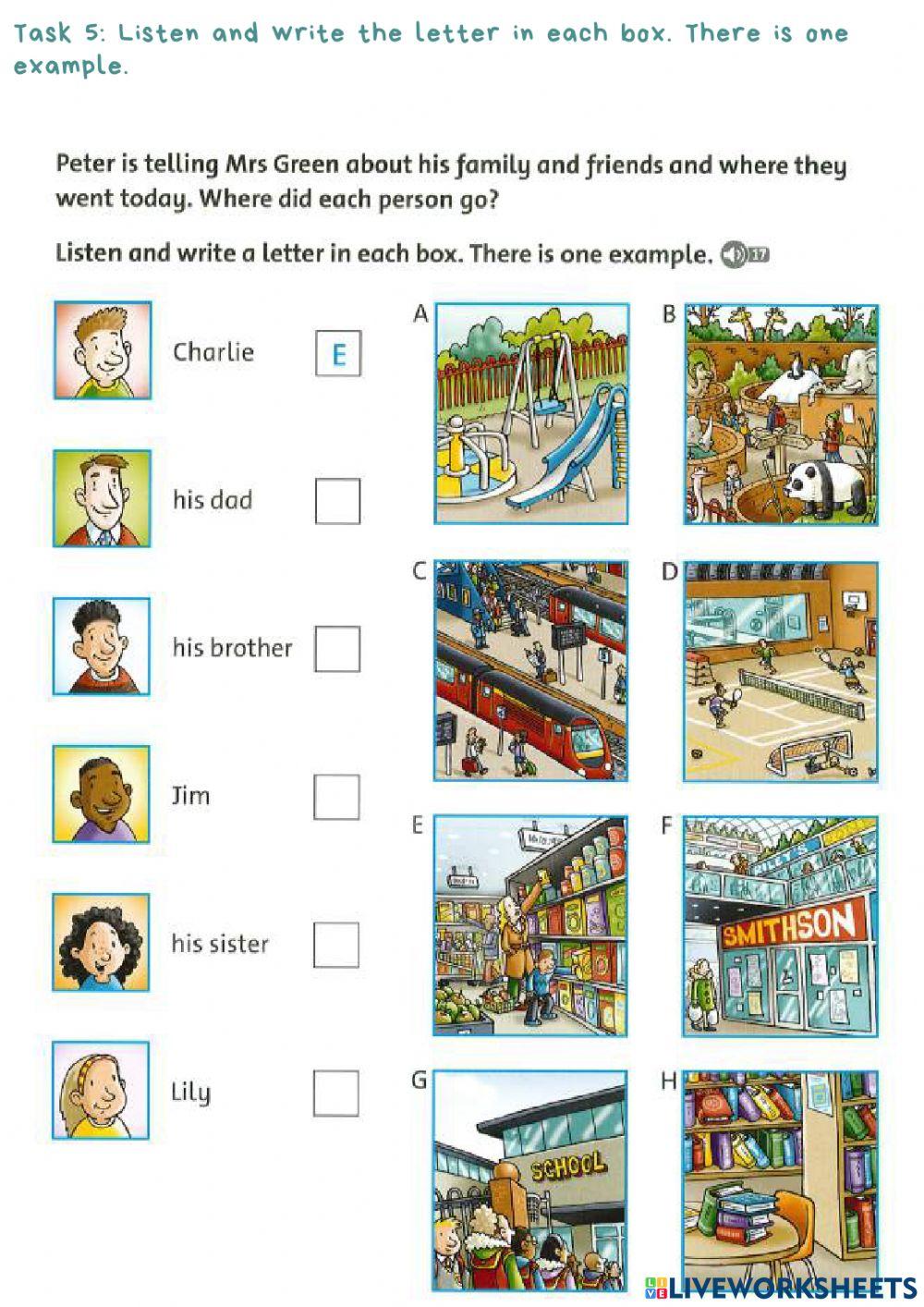 Movers 7 Worksheet 14.11.2021