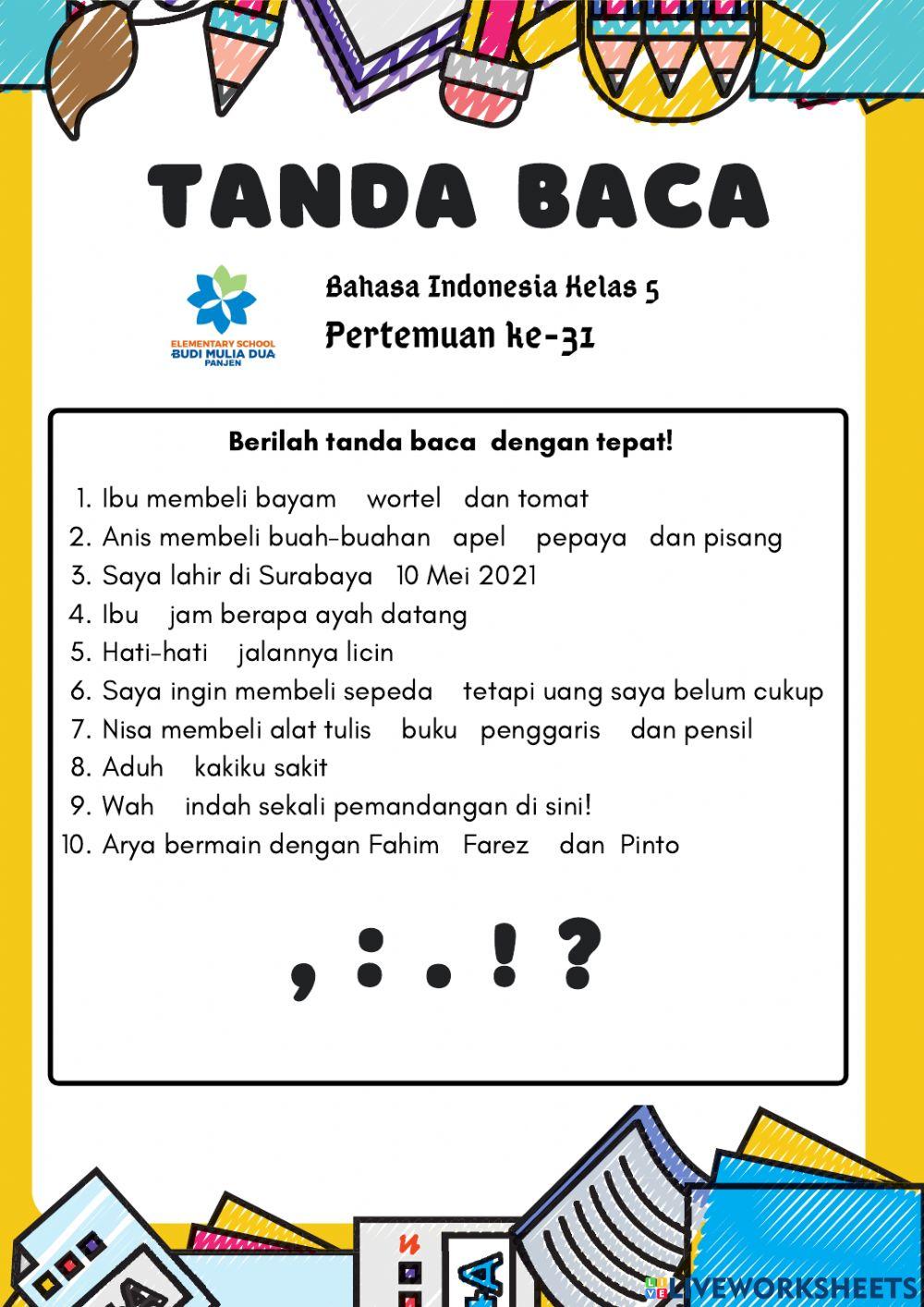 Penggunaan tanda koma