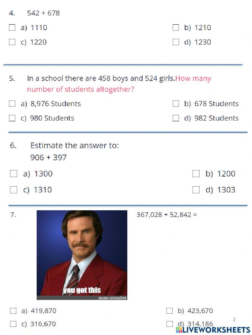 Add Multi Digits number