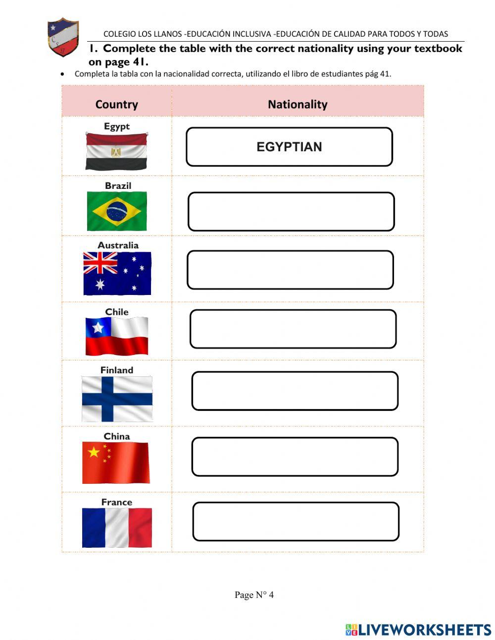 8°A-B WORKSHEET N° 8  UNIT N°2 