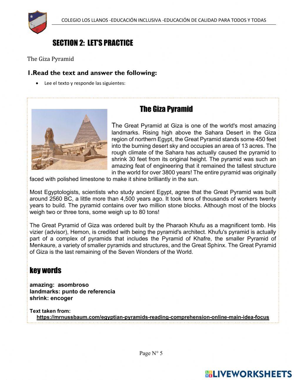 8°A-B WORKSHEET N° 8  UNIT N°2 