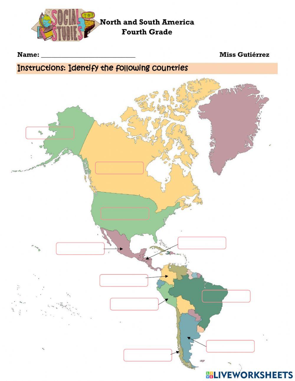 North and South America