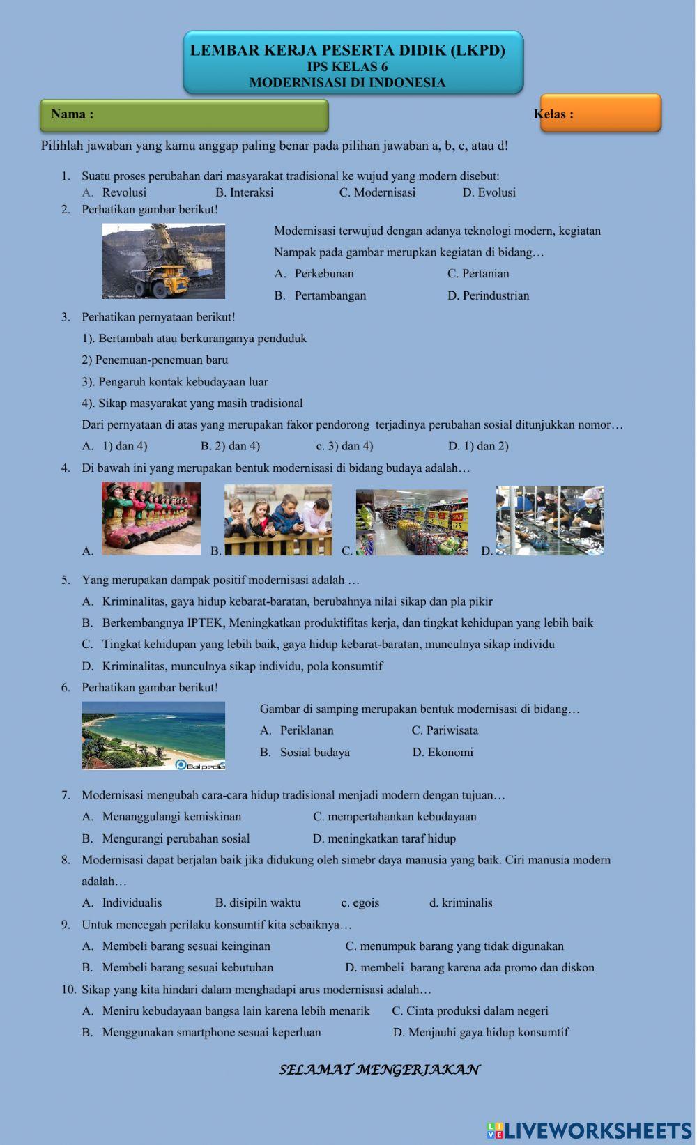 LKPD IPS Kelas 6