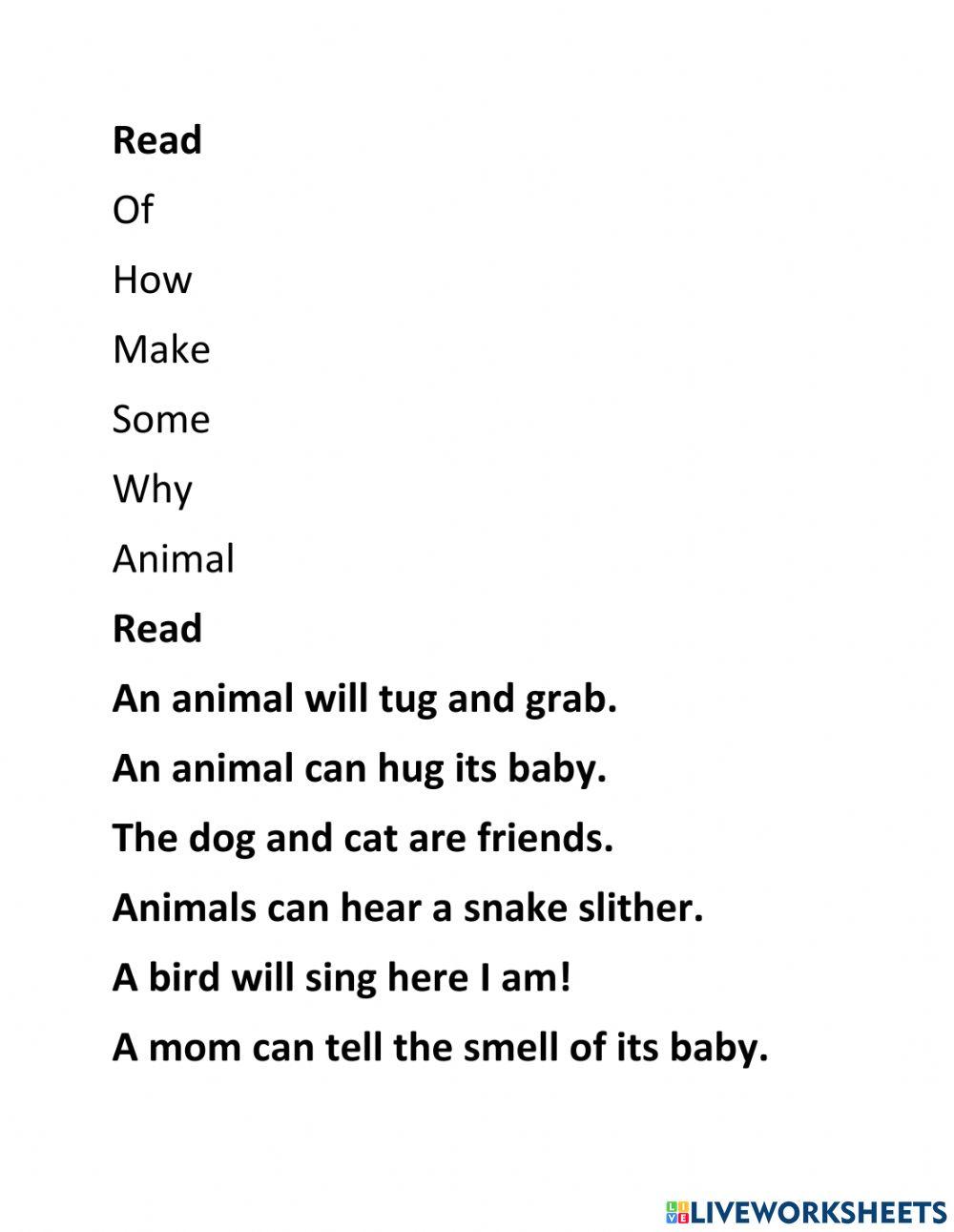 How animals communicate