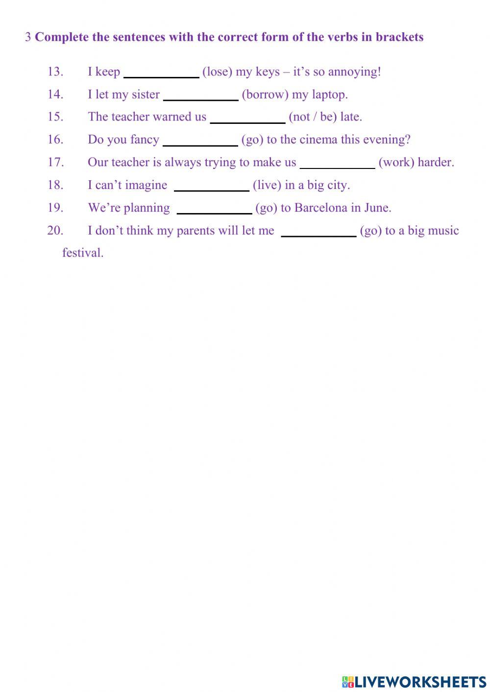 Sports (vocabulary, narrative tenses, verb patterns)