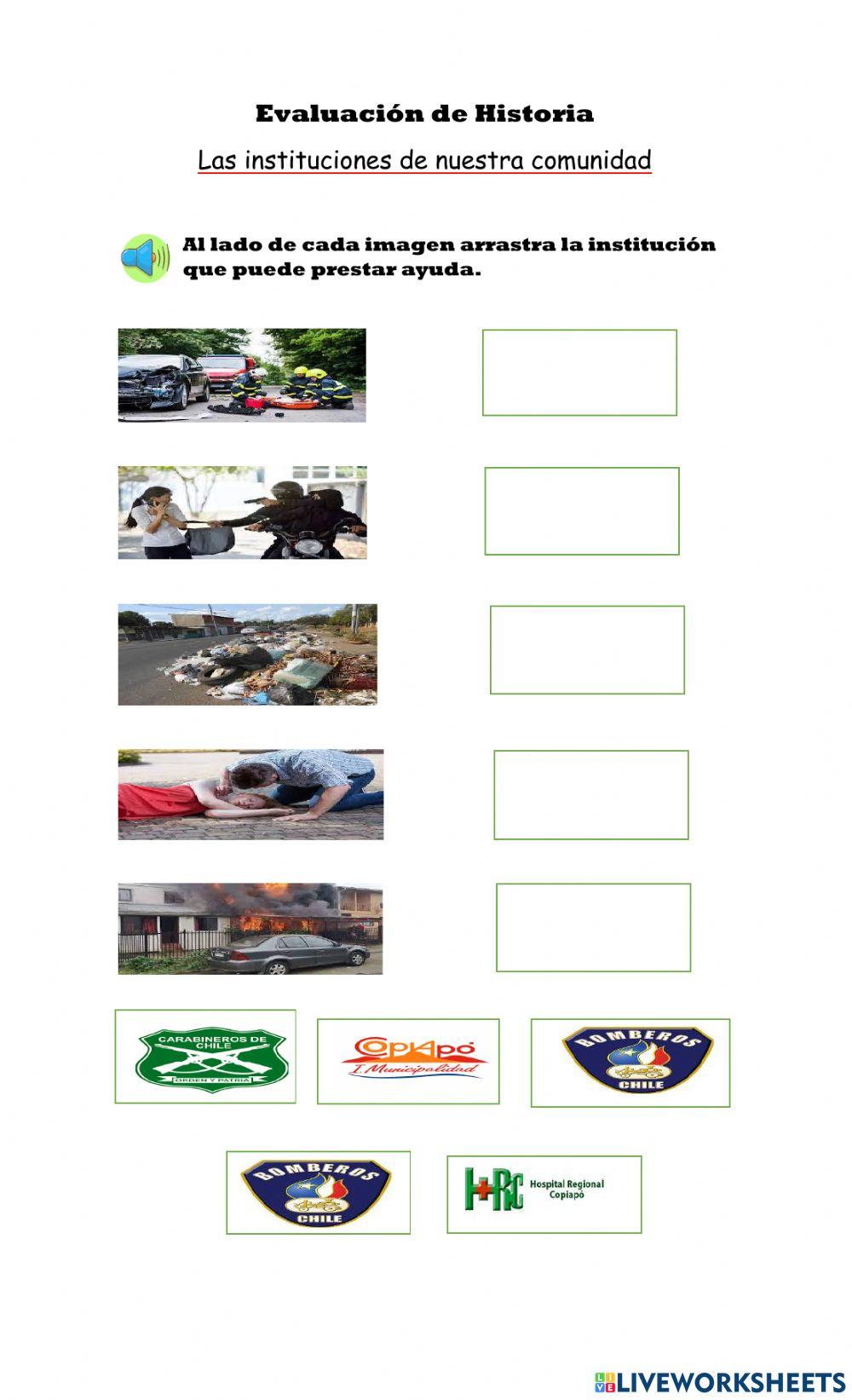 Las instituciones de mi comunidad