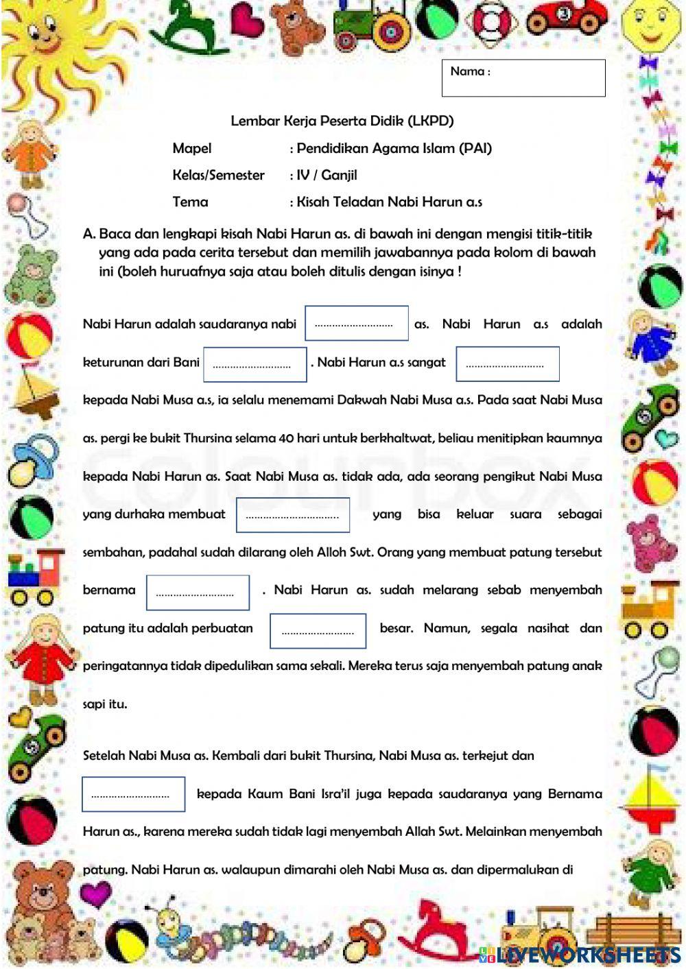 Kisah Nabi Harun a.s