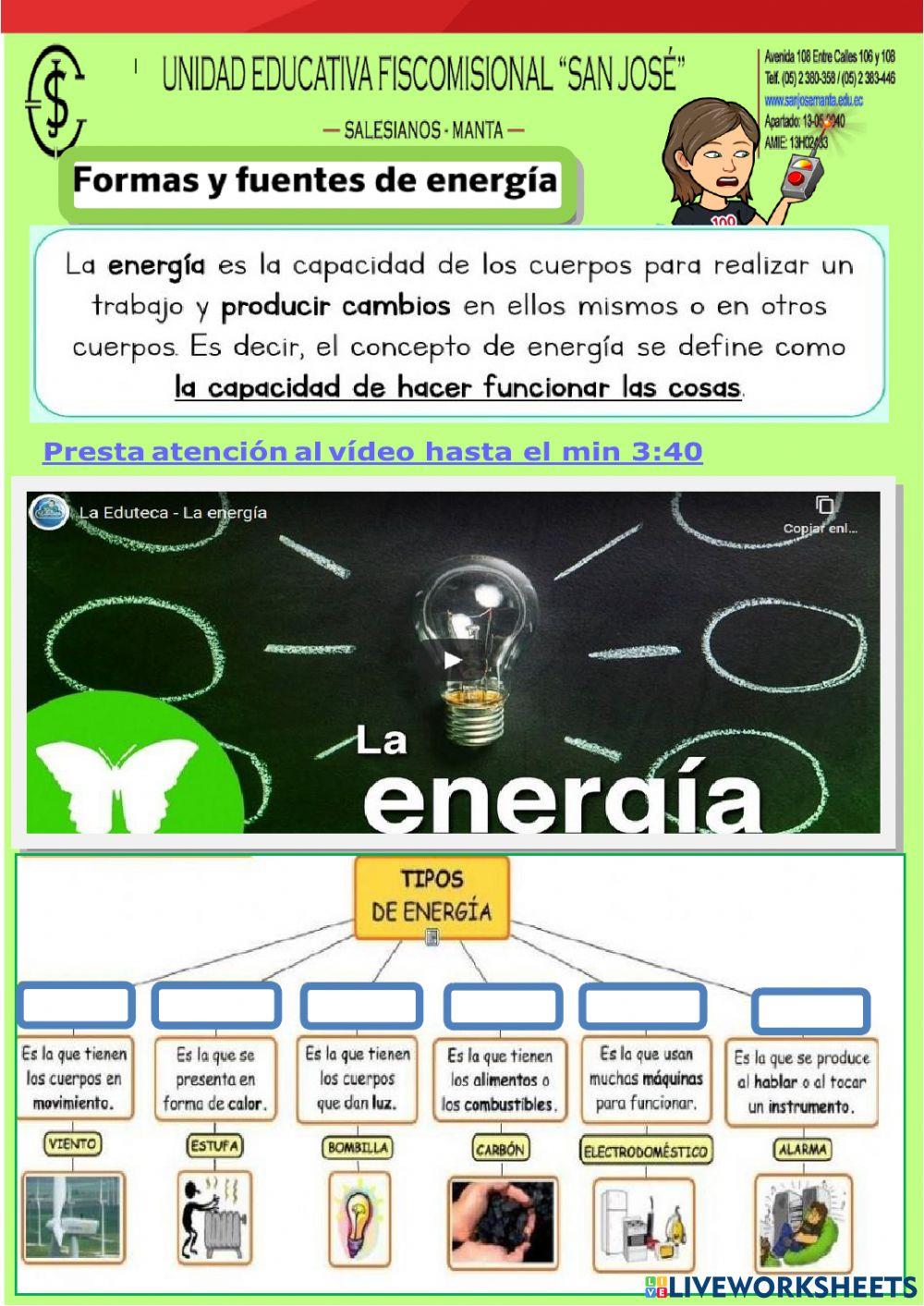 Energía y forms