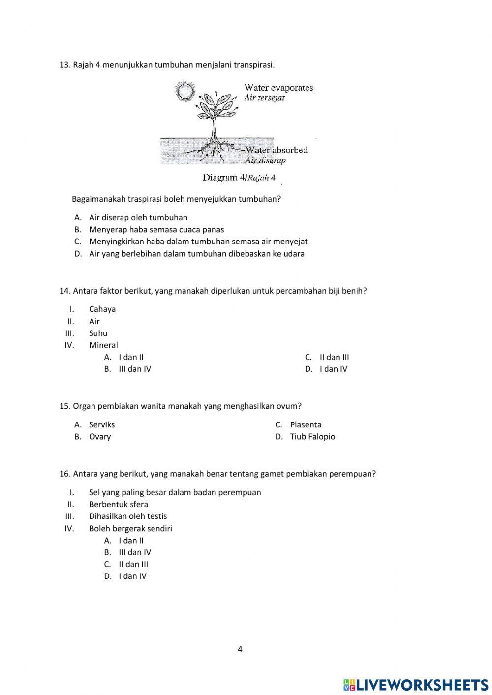 Ulangkaji sains tingkatan 1