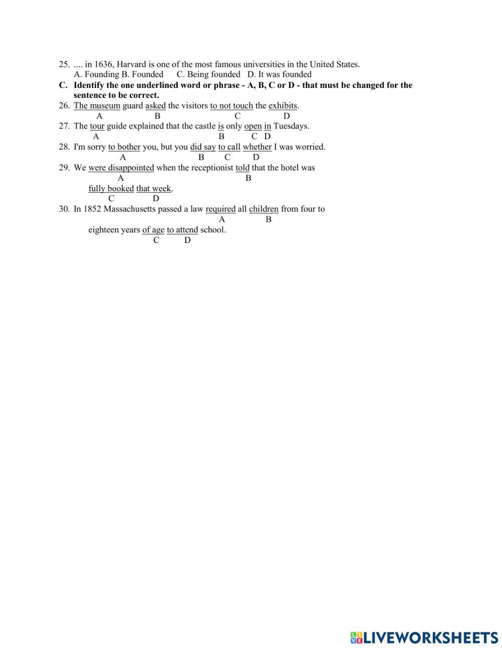 Unit 5 - test 1 - grade 11