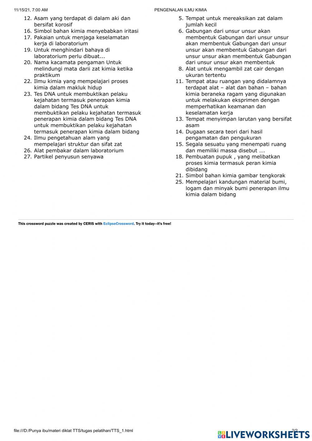 TTS Pengenalan Ilmu Kimia