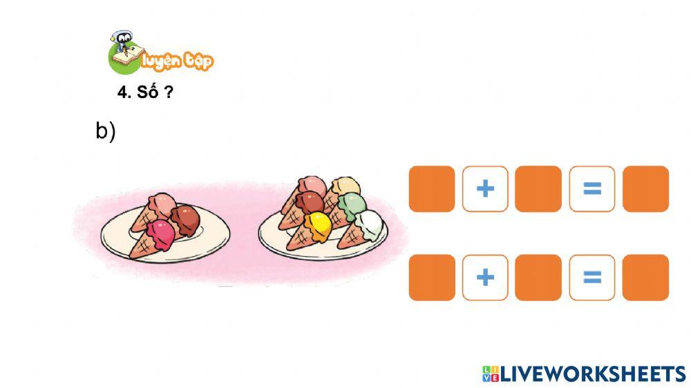 Bài 10: phép cộng trong PV10 (Tiết 5)