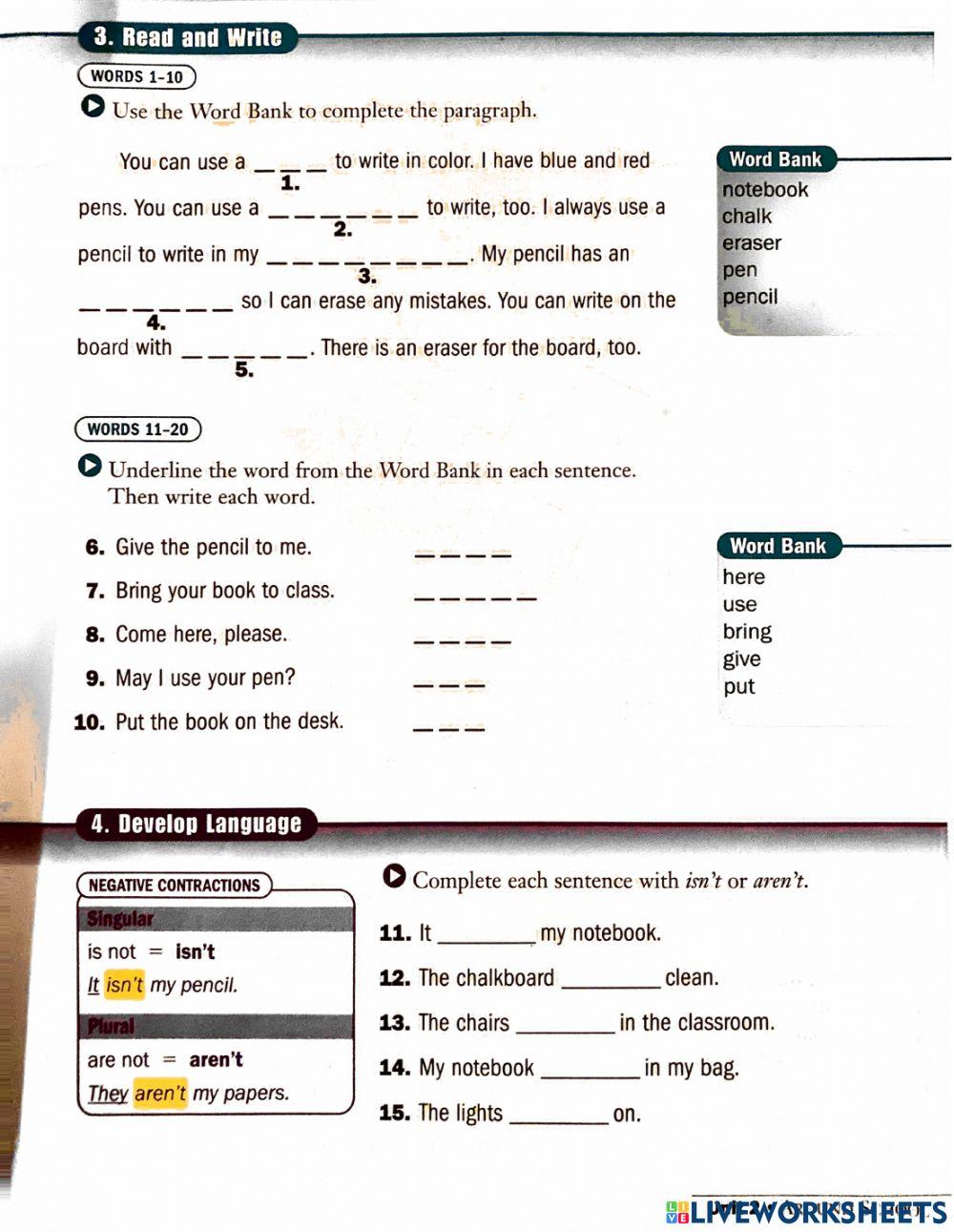 4 Things at School Newcomers