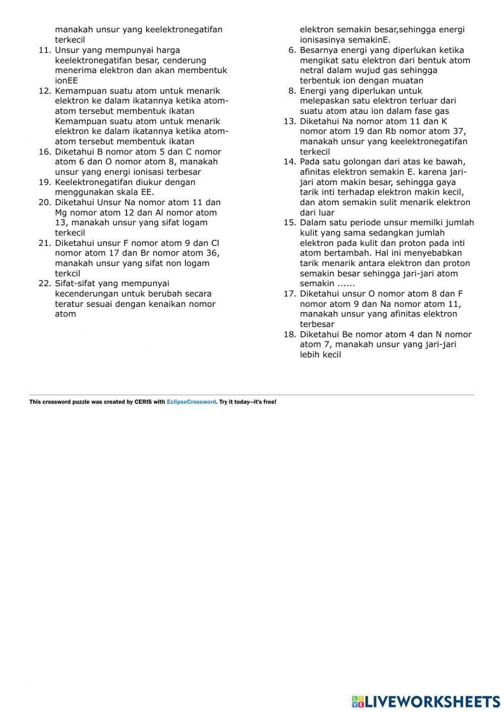 TTS Sifat Periodik Unsur