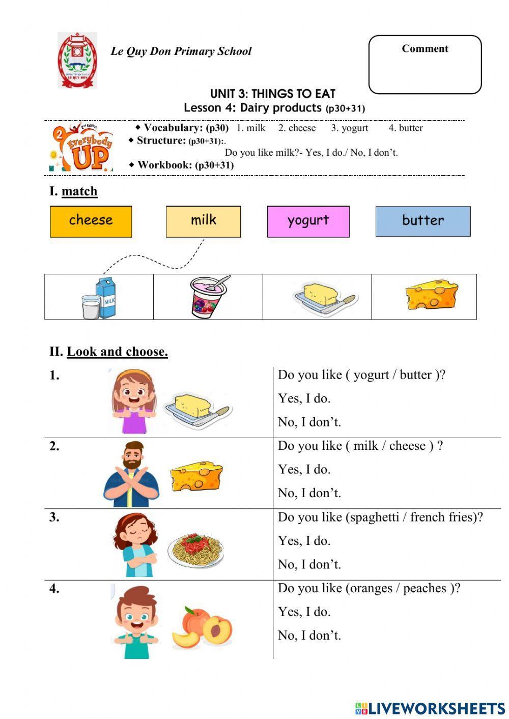 dairy-products-1643880-lqdhoaithuong-live-worksheets
