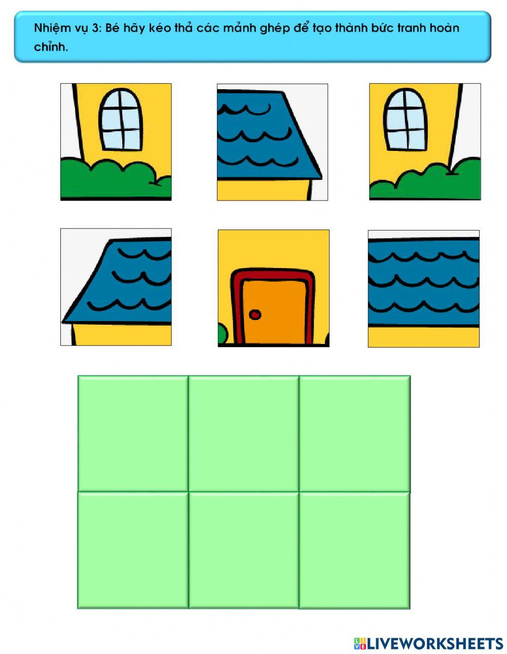 Trò chơi: làm tranh ghép
