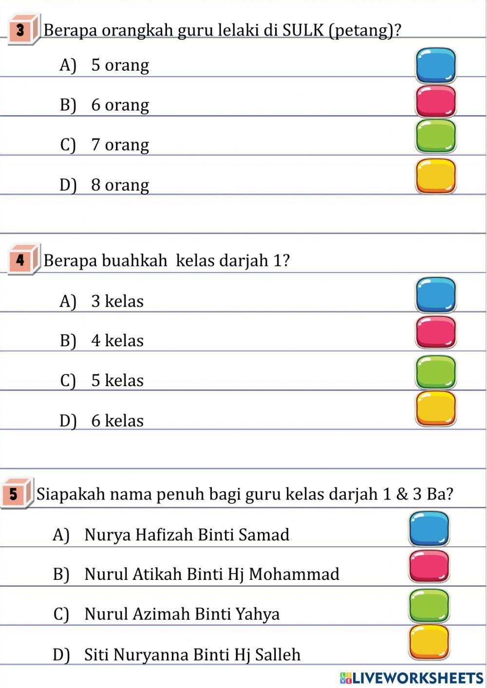 Aktiviti Akhir Tahun ( Sekolahku Siuk)