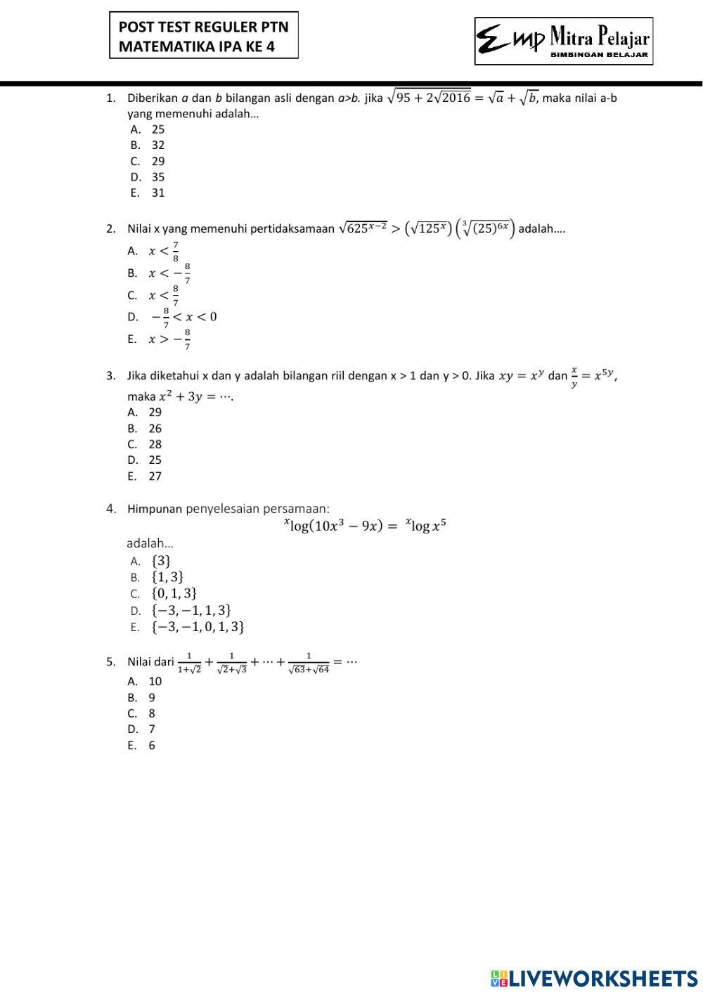 Postest mtk ipa 4 new