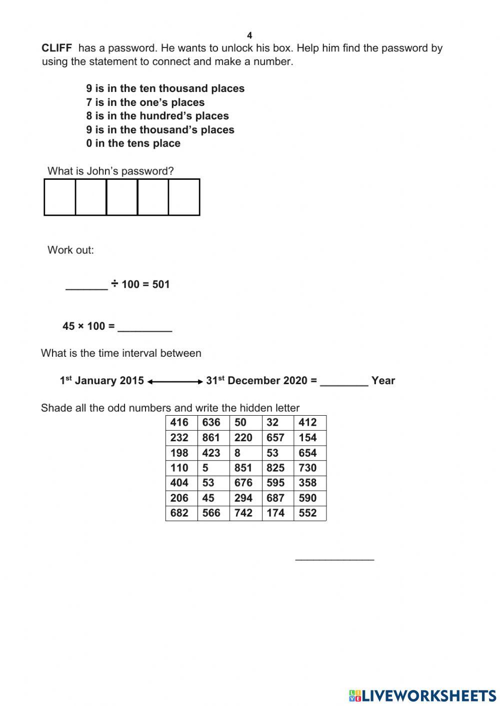 PATH TO SUCCESS. GRADE 4 REVISION 