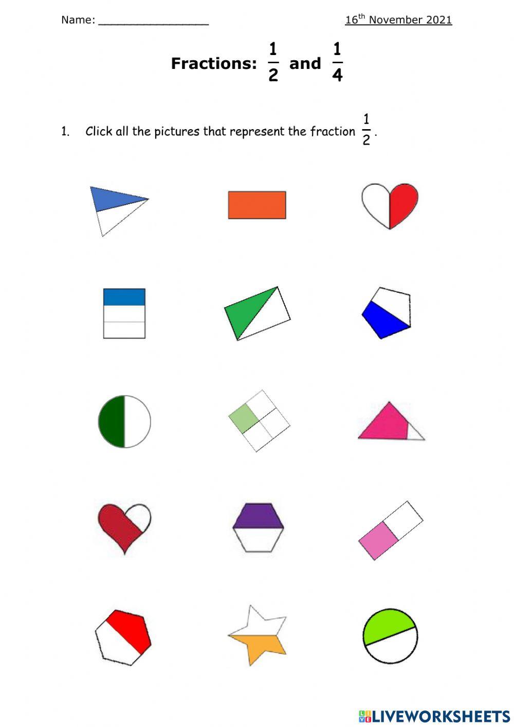 4239525 Fractions 1 2 And 1 4 Teacher Shuhir 4239525-fractions-1-2-and-1-4-teacher-shuhir