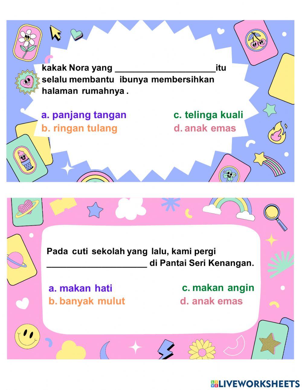 Kuiz Simpulan bahasa