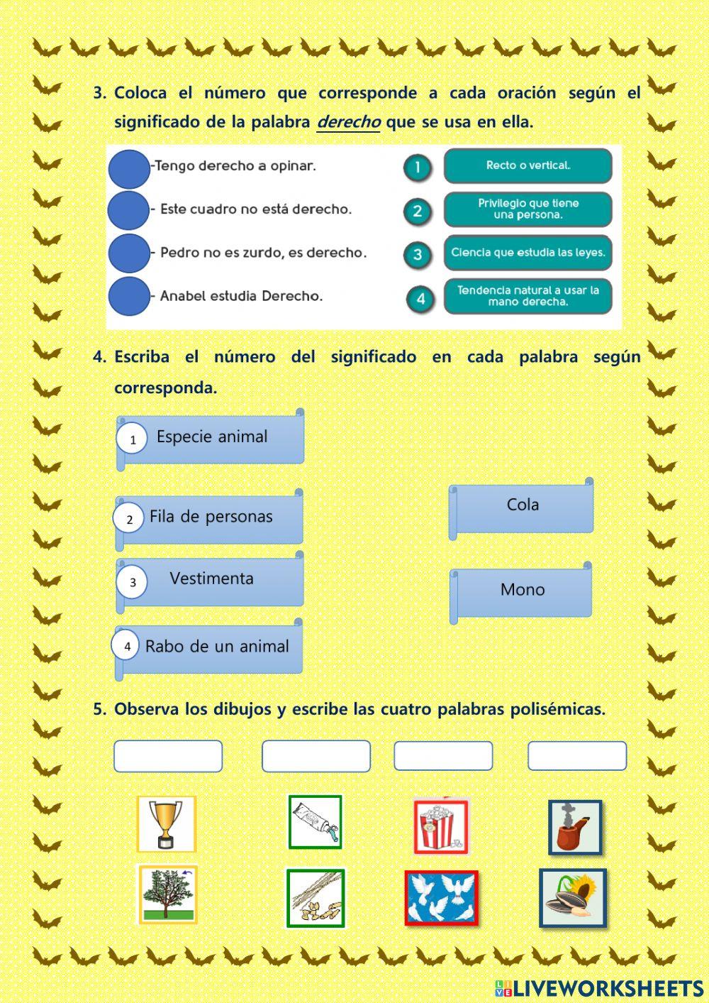 Palabras polisémicas