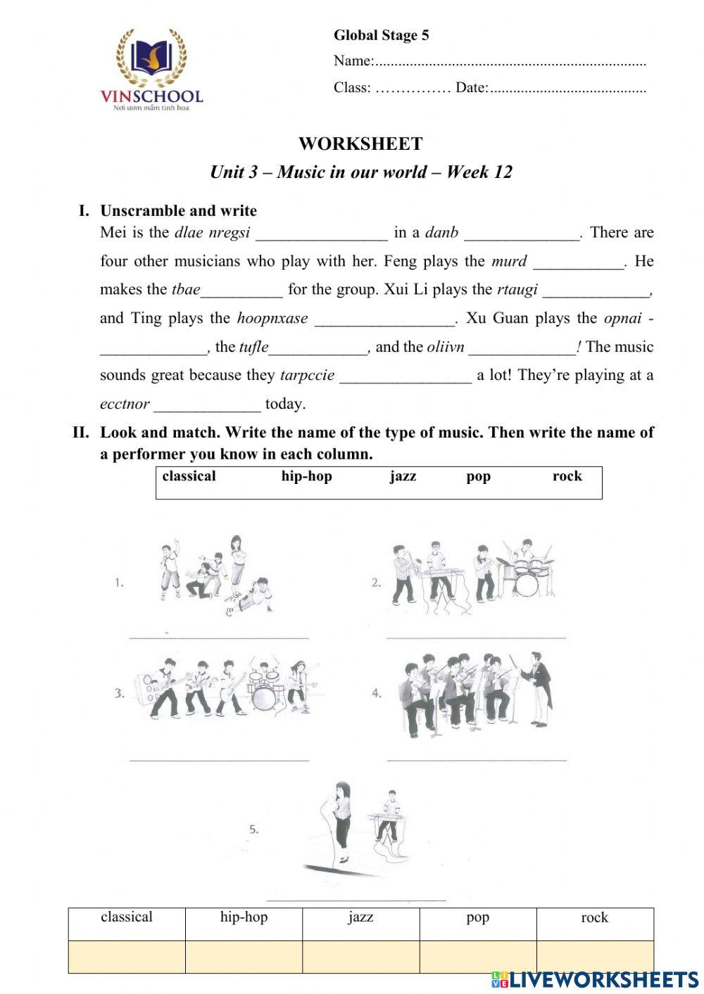 GS5-Unit 3-W12-Weekly worksheet