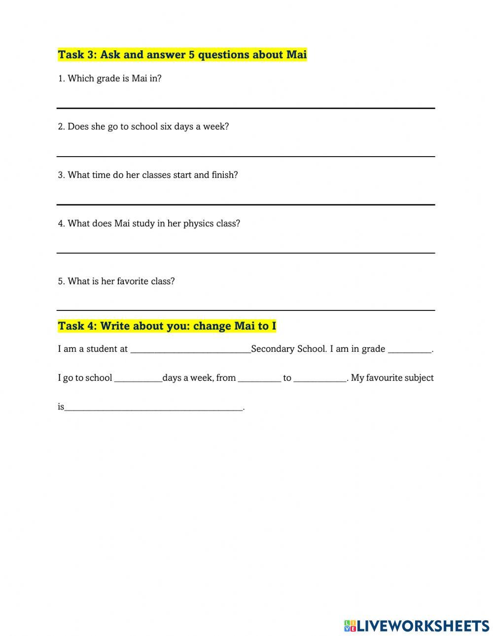 English 7 - Unit 5 -A2