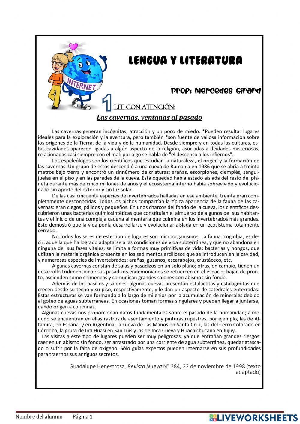 Evaluación integradora