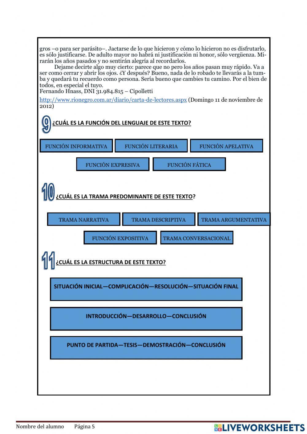 Evaluación integradora