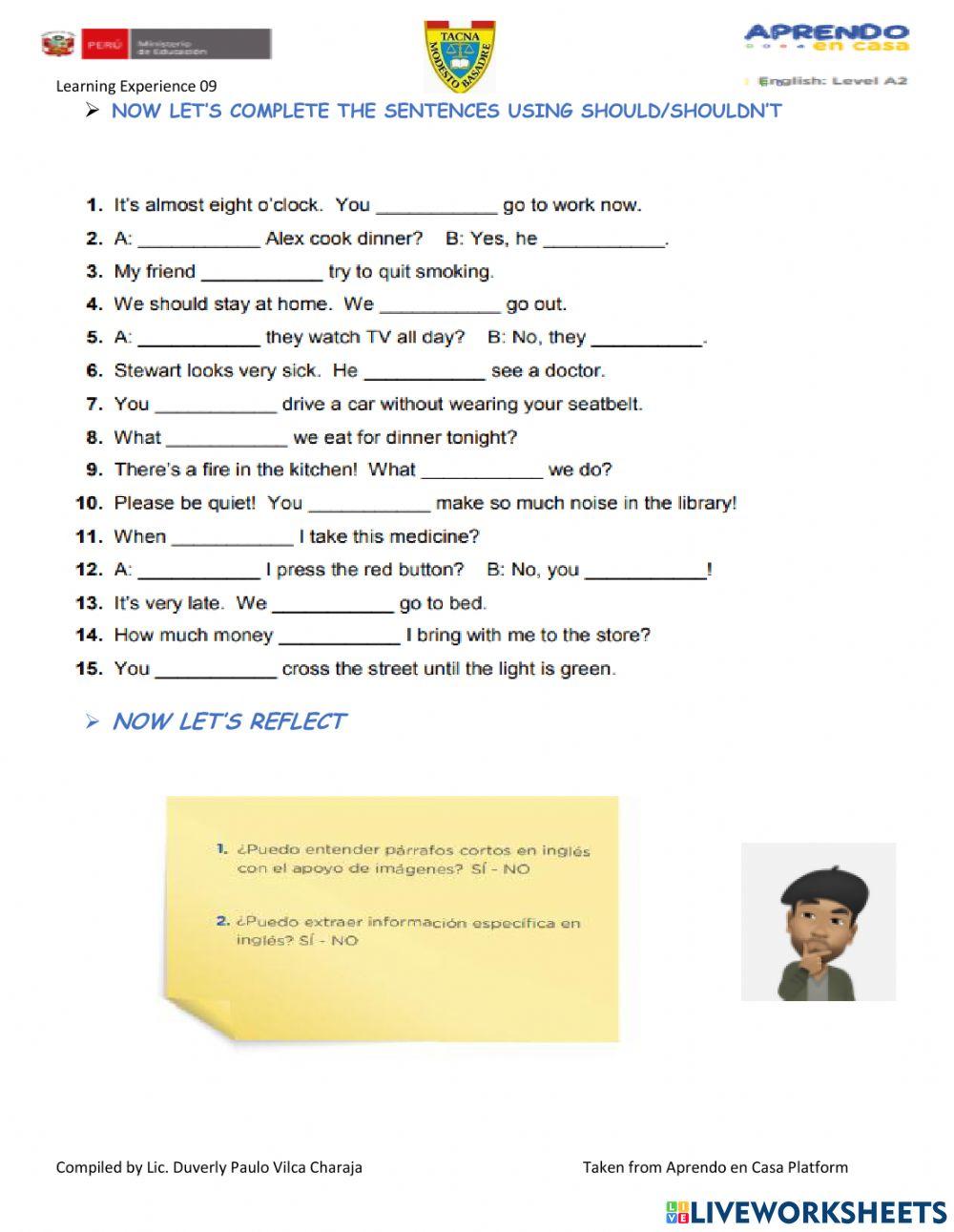 Learning experience 09 activity 01