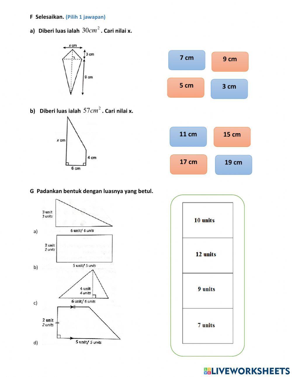Bab 1 perimeter dan luas matematik tingkatan 1