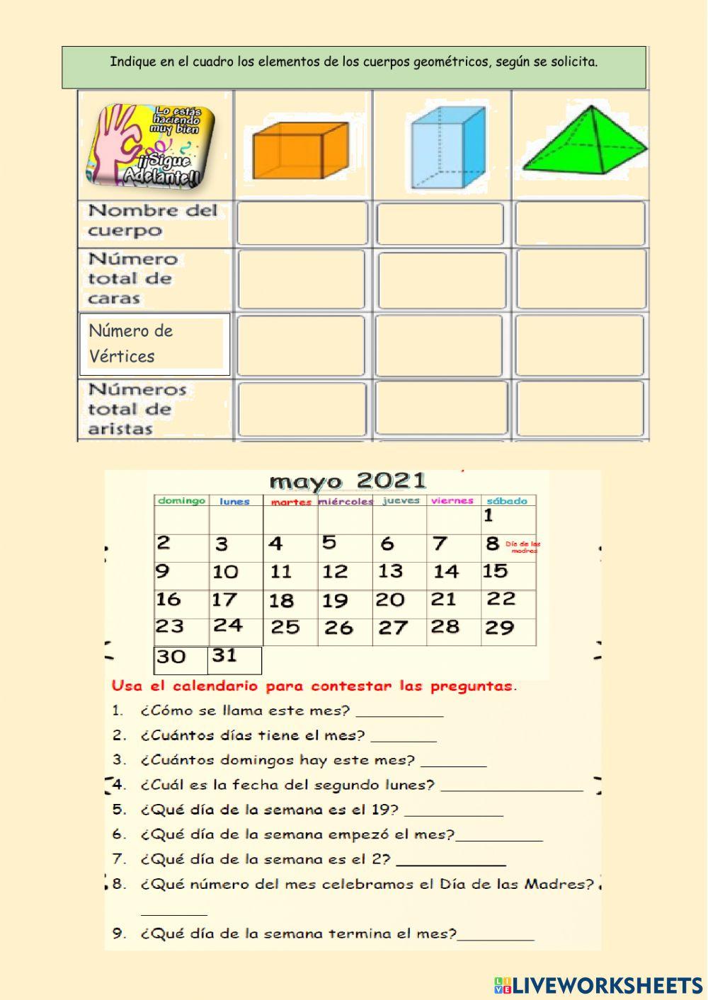 Examen de matemáticas