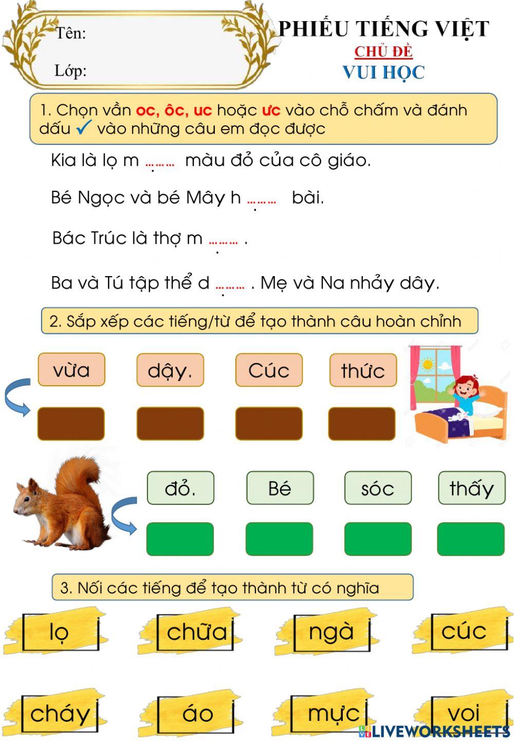 Tiếng việt - ôn tập cđ 9