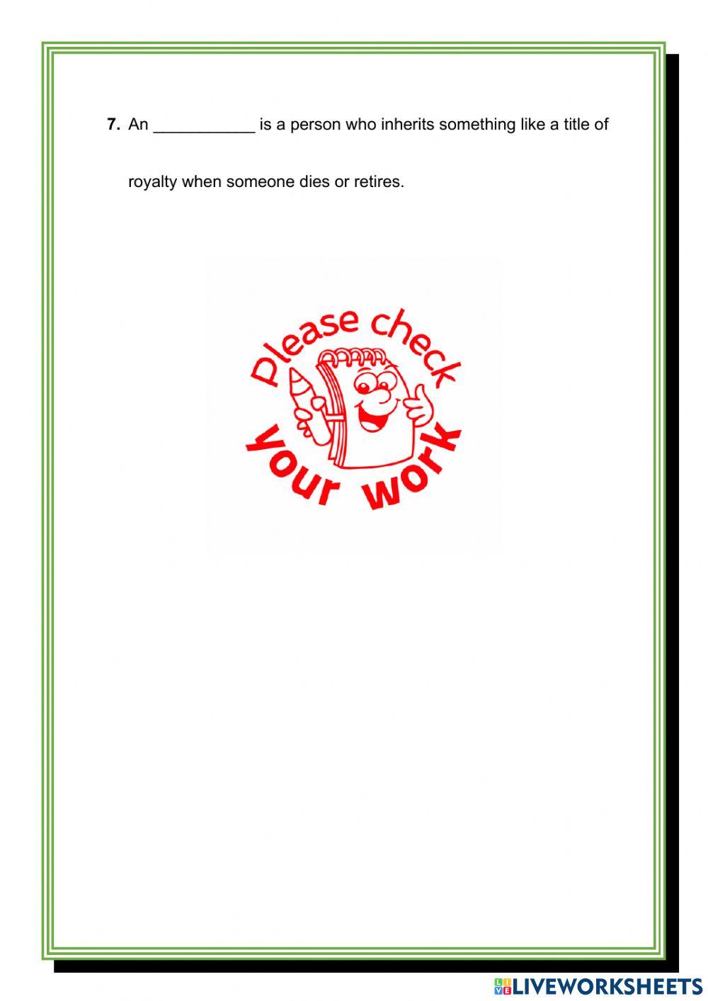 -ie -ei- Words Worksheet