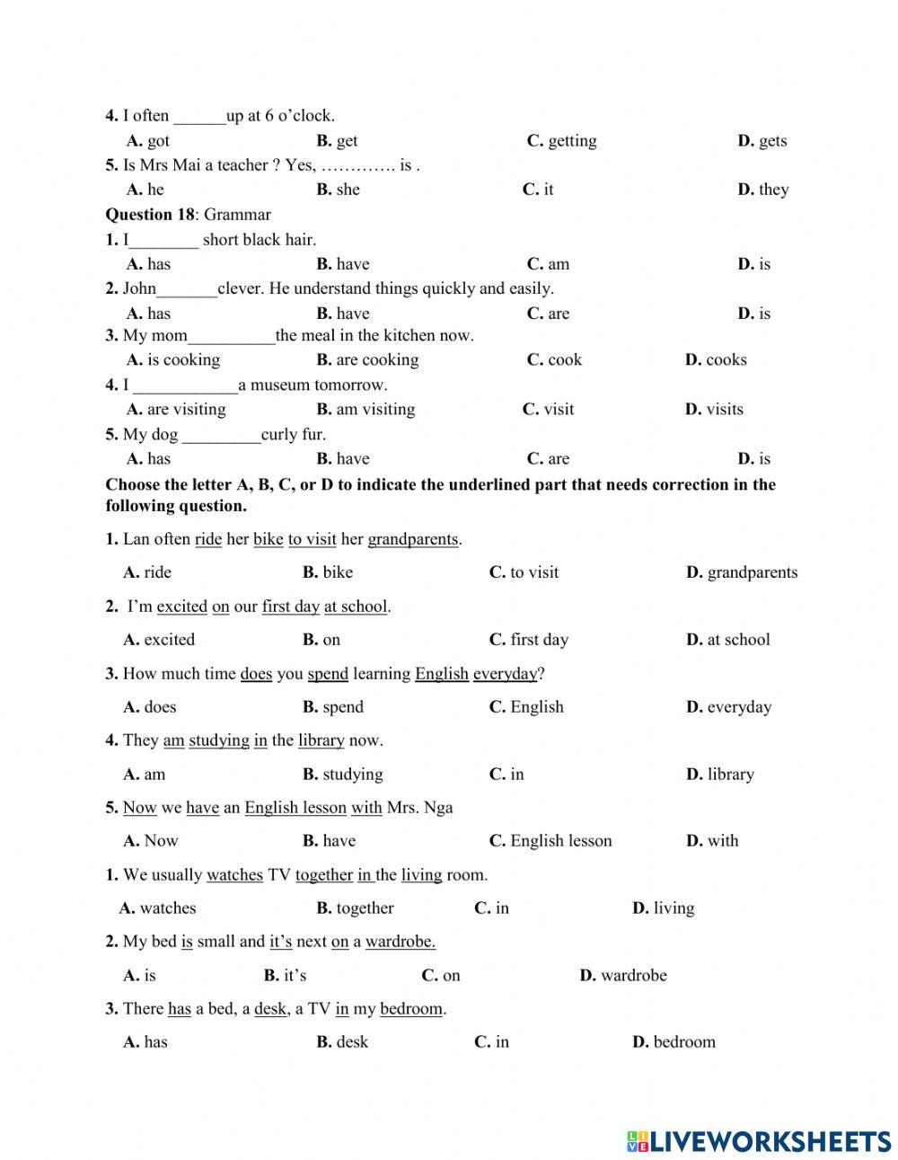 Đề cương ôn tập giữa kỳ 1