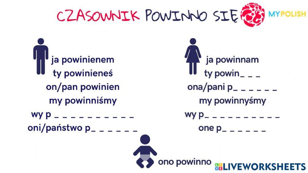 Powinno się - odmiana
