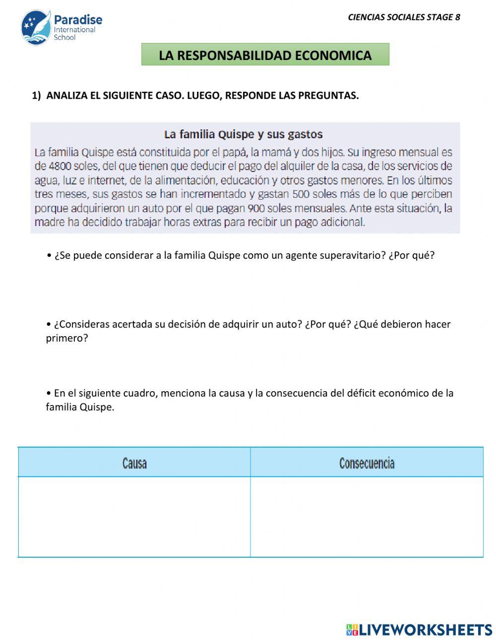 Responsabilidad economica