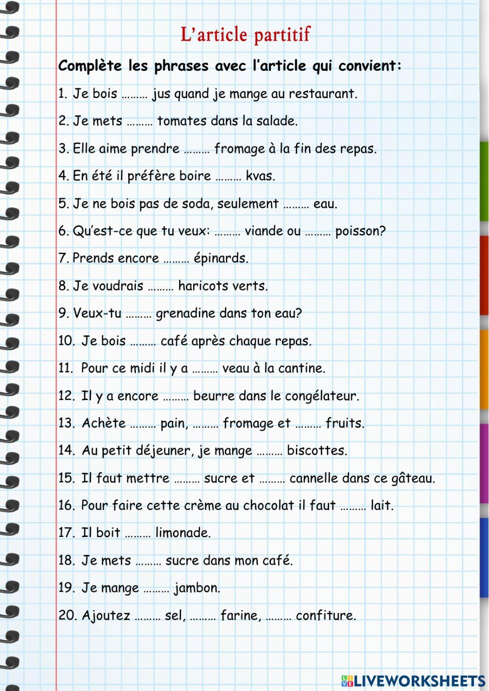 Les magasins et les achats