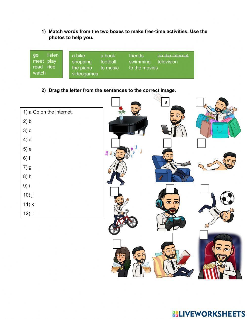 Indoor outdoor activities