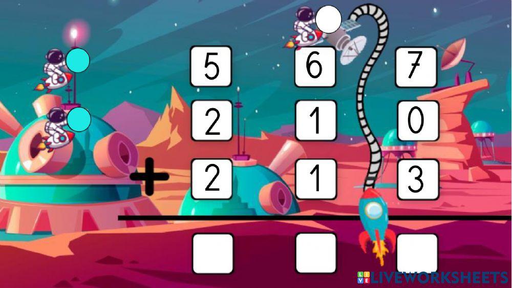 Sumas con reagrupación