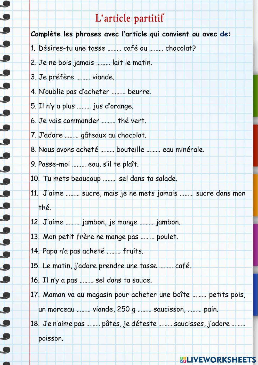 Les magasins et les achats