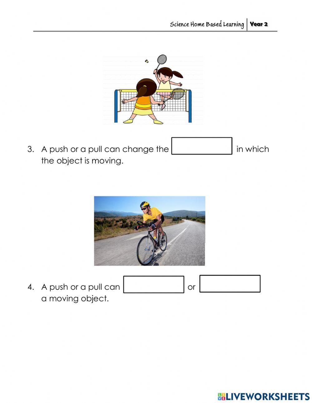 What Pushes & Pulls Can Do