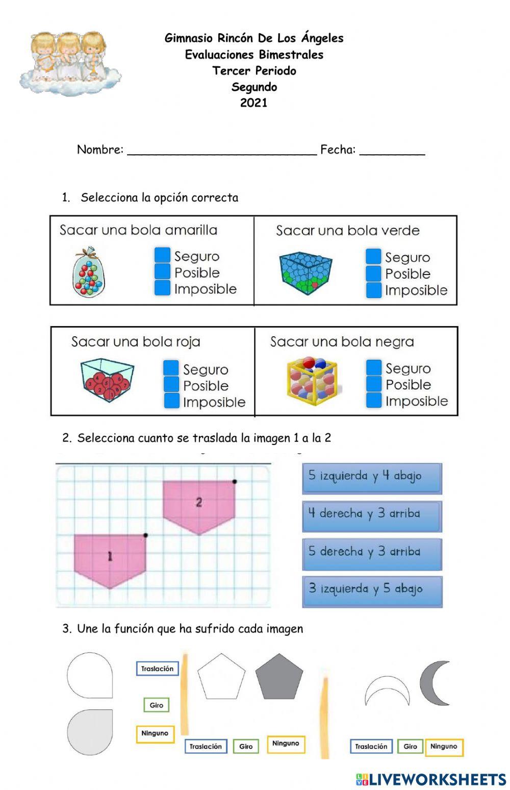 Evaluacion bimestral