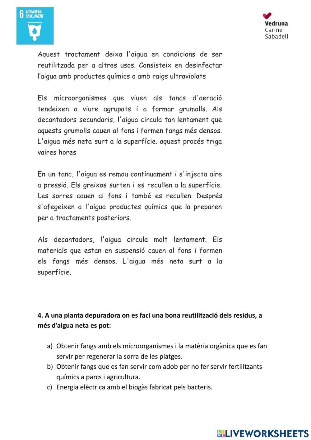 Depuradora d'aigües residuals