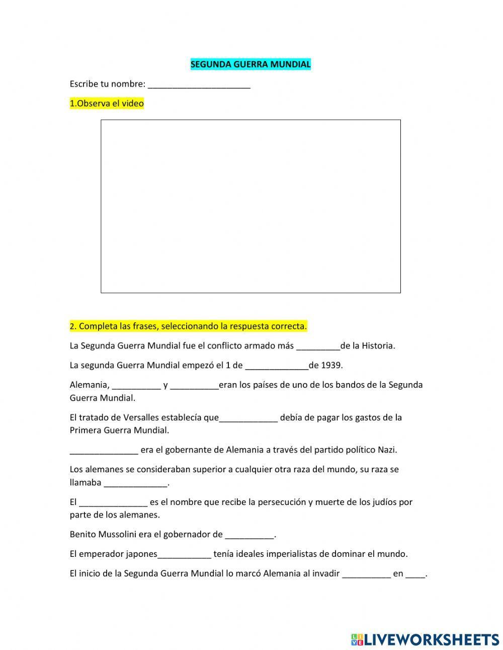 Segunda Guerra Mundial