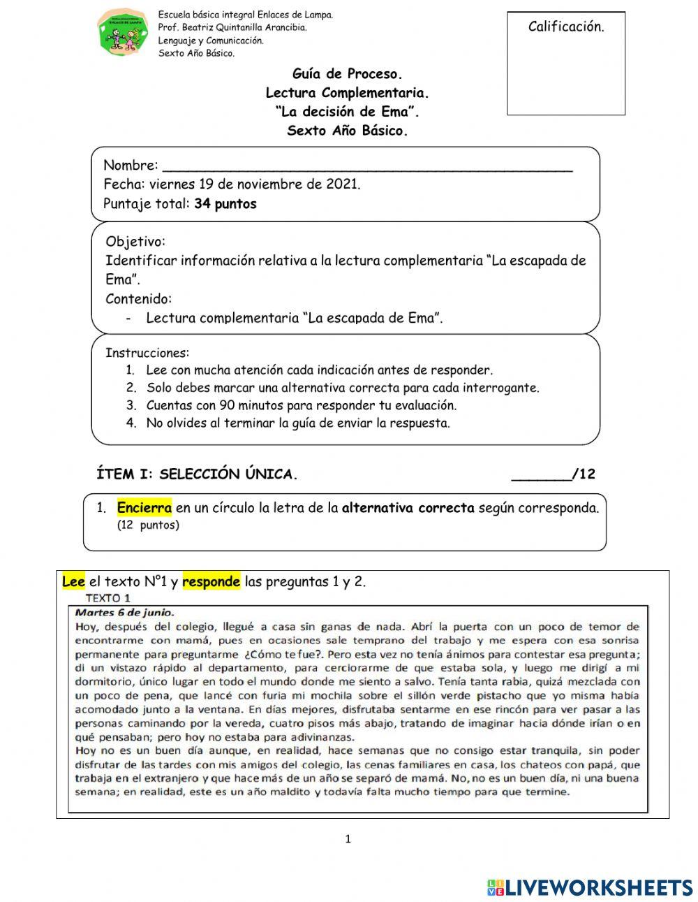 Guía la decisión de ema